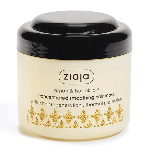 Masque capillaire, huile d'argan.