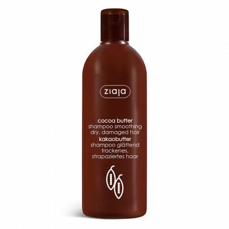 Shampooing au beurre de cacao.